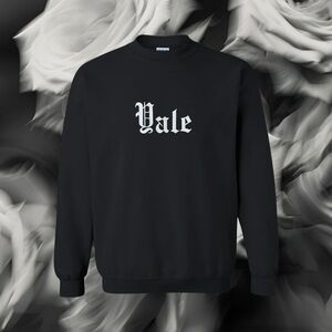 Yale Embroidered Custom College Crewneck